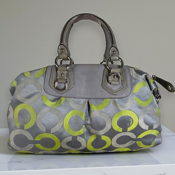 Coach Madison Sabrina Pop Op Art Signature Limited Edition Hobo Satchel - Picture 2 of 16